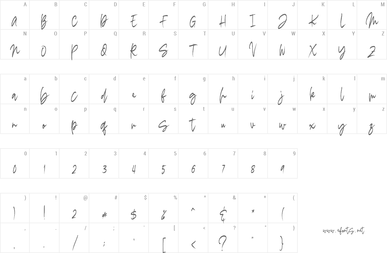 Font Madigel preview